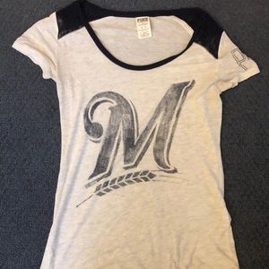 VS Pink Milwaukee Brewers Tee